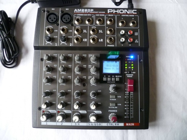 Phonic mp3 audi mixer