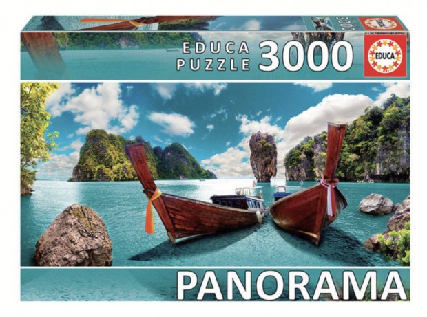 Phuket - Thaifld, 3000 darabos Educa panorma puzzle