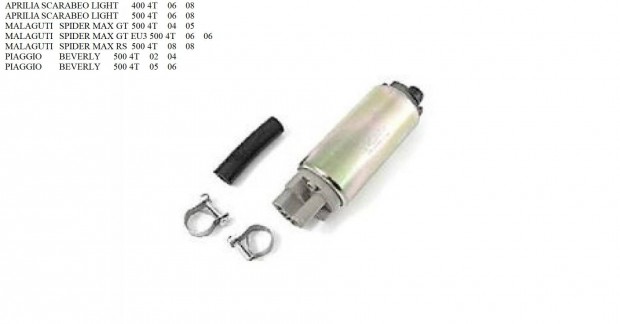 Piaggio 500 j TOP benzin pumpa