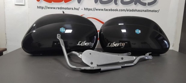 Piaggio Liberty oldaldoboz pár, konzollal