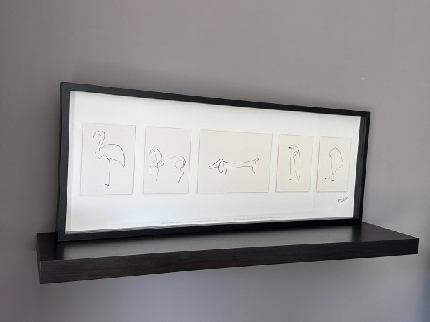 Picasso mvszeti litogrfia nyomat, 5 llatvzlat IKEA Olunda 2009