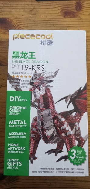 Piececool Srkny The Black Dragon fm puzzle modell