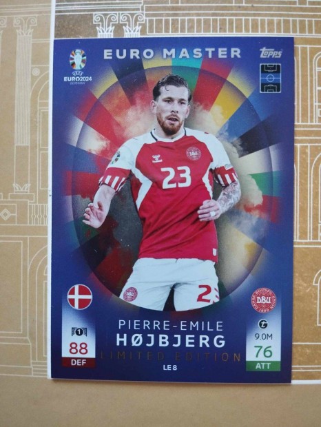 Pierre Emile Hojbjerg (Dnia) Limited Edition Euro 2024 focis krtya