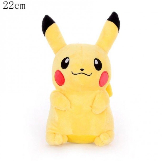 Pikachu Pokmon plss 22 cm j Kszleten szmlval