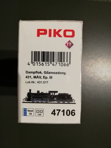 Piko 47106 TT (1:120) 12mm nyomtv MV 431 -s gzmozdony