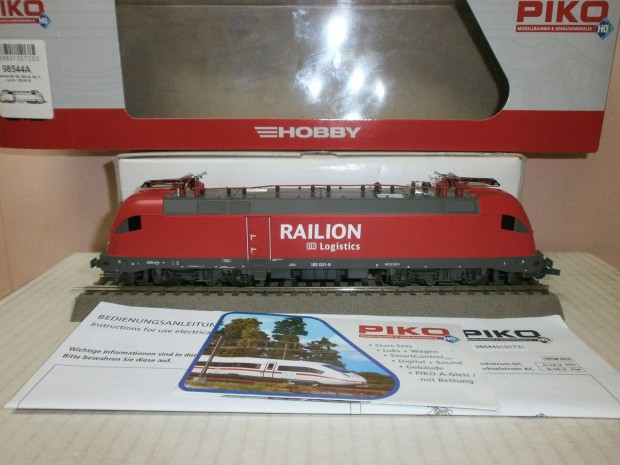 Piko 98544A - DB- AG - BR 182 "Railion" villanymozdony - H0 - DSS