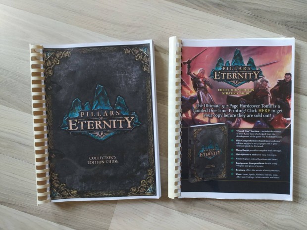 Pillars of Eternity vgigjtszs nyomtatott