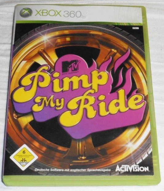 Pimp My Ride nmet nyelv (auts, tunning) Gyri Xbox 360 Jtk