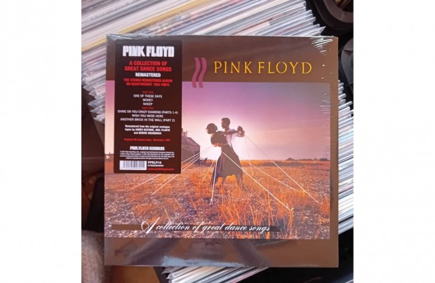 Pink Floyd - A Collection of Great Dance So Bakelit Lemez LP Bontatlan