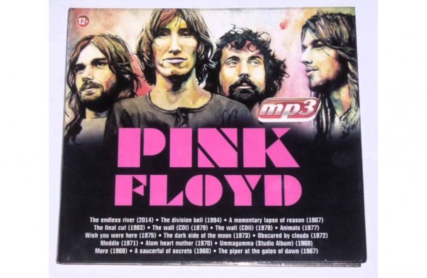 Pink Floyd - Digipak 12 Albumos MP3 CD Russian bootleg label