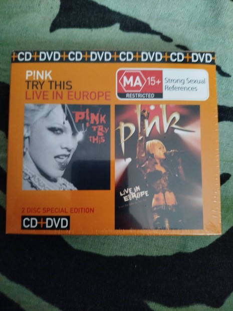 Pink - Try this cd + Live in Europe dvd