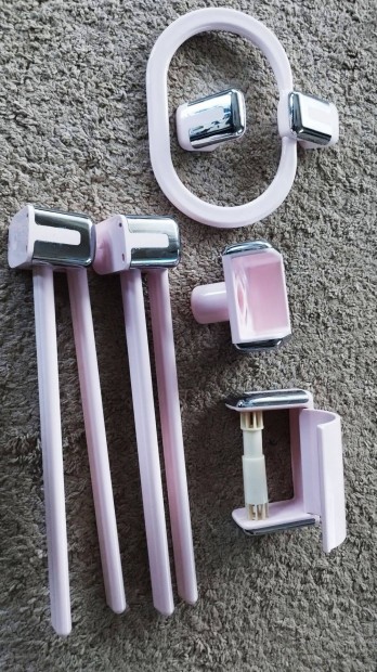 Pink-chrome frdszoba set