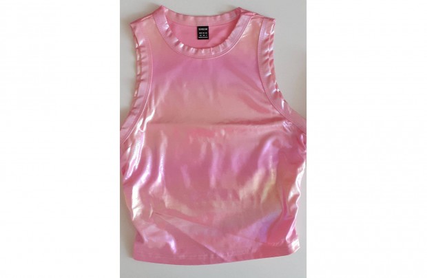 Pink hologramos top Xs