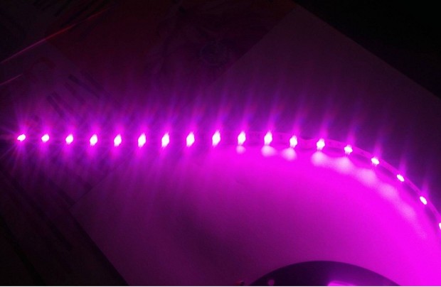 Pink ledszalag 5050 smd led 60 db / mter