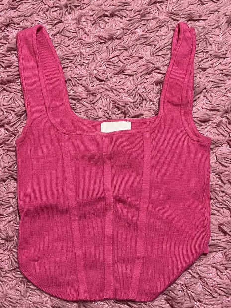 Pink ujjatlan póló - H&M