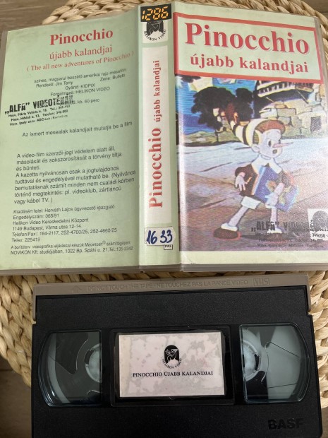 Pinocchio jabb kalandjai vhs