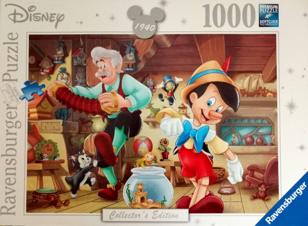 Pinokki Puzzle, Disney, Ravensburger kirak