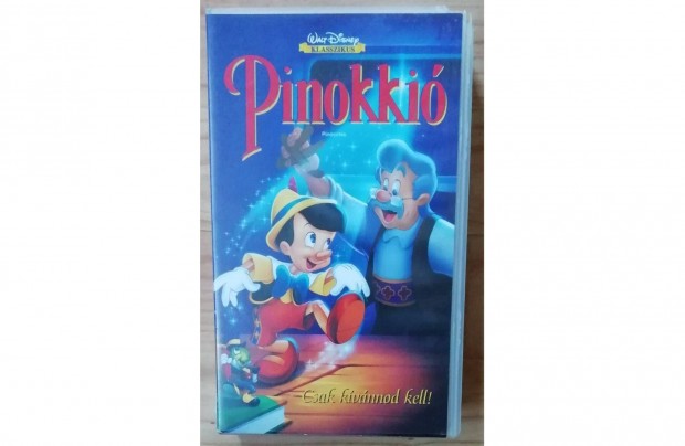 Pinokki - VHS Walt Disney rajzfilm