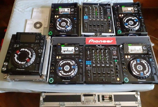 Pioneer 5db Cdj 2000, Djm 900Nexus, 800. + Kombi, egyes rack