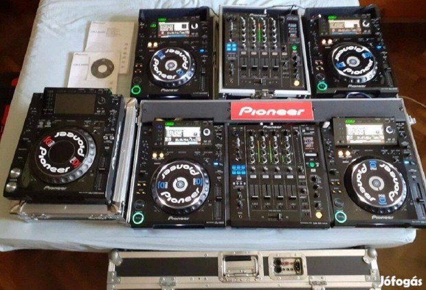 Pioneer 5db Cdj 2000, Djm 900Nexus, 800. + Kombi, egyes rack