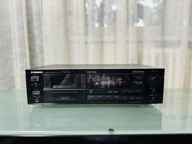 Pioneer CT-447 kazetts magn deck magndeck Hi-Fi hifi