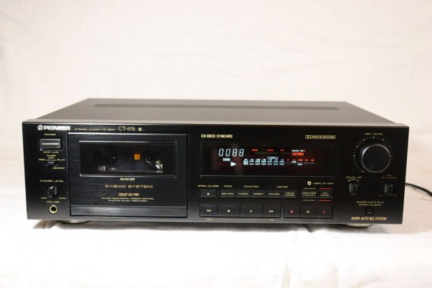 Pioneer CT-676 3 fejes 3 motortos Hi-Fi magn-deck