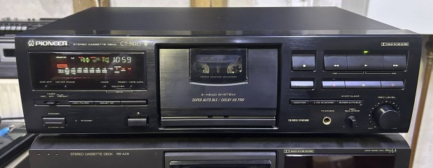 Pioneer CT-S420 hromfejes kazetts magn deck 