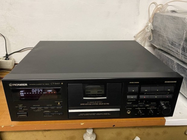 Pioneer CT S620 St Deck Dolby B C Mpx Hx Pro stb. Ajtó Szervo
