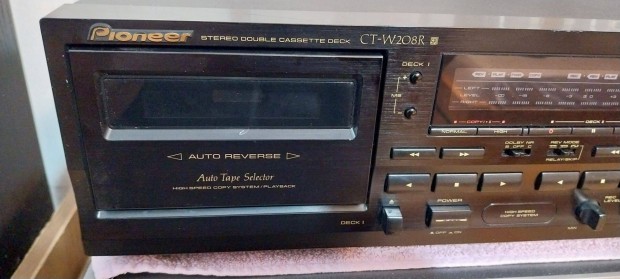 Pioneer CT-W208R ktkazetts szuper llapot kazetts magn!