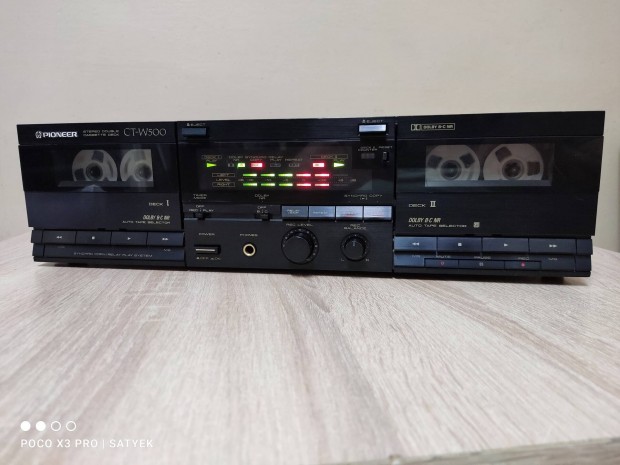 Pioneer CT-W500 típusú hifi magnó deck
