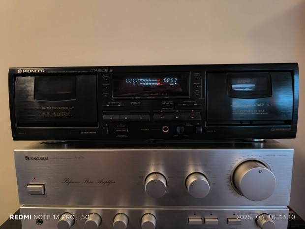 Pioneer CT.W503R Stereó Deck (Újszerű,teljeskörűen szervizelve!)