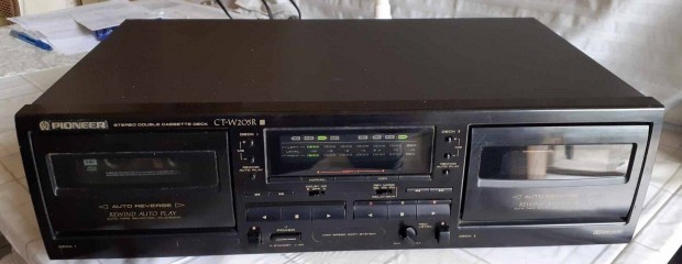 Pioneer CT-W 205R dupla kazetts deck, TDK kazettn zenk