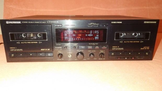 Pioneer CT W 850 R dupla kazett�s magn� deck