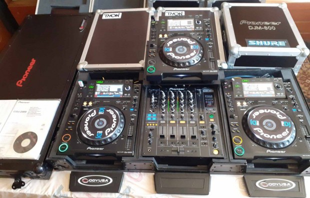 Pioneer Cdj 2000, Djm 750, 800, kombi laptoptarts, egyes rack