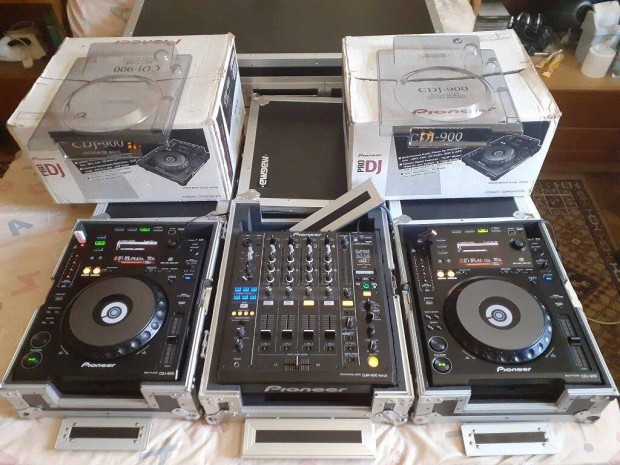 Pioneer Djm 900 Nexus, Cdj 900 + decksaver, 2000 + rack