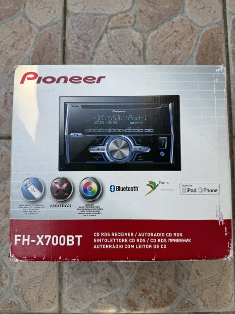 Pioneer FH-X700BT 2 din cd/usb/aux/bluetooth