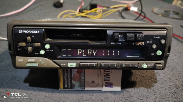 Pioneer KEH-2500r retro kazettás autó rádió.