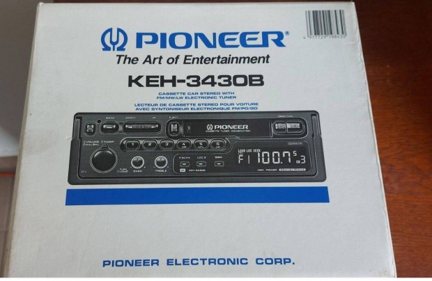Pioneer KEH-3430B vintage aut rdi magn. 1989