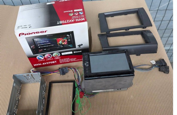 Pioneer MVH-AV270BT 2din radio + Suzuki Swift 2 kerettel