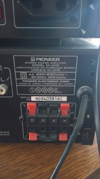 Pioneer M-J410 rdis erst