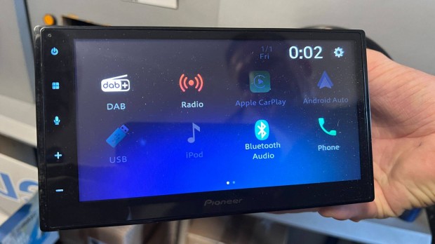 Pioneer SPH-DA160DAB 2 DIN mret, univerzlis fejegysg