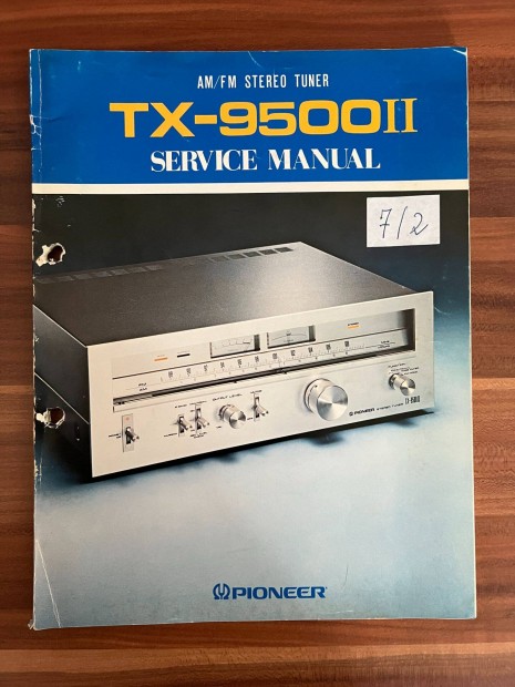 Pioneer TX 9500 II szerviz knyv, utasts, lers #2