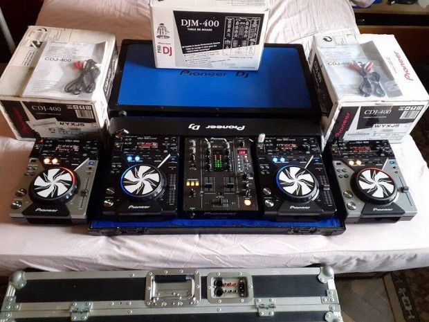 Pioneer j Djm 400, Cdj 400 Limited + Limited rack.Cserlhet is
