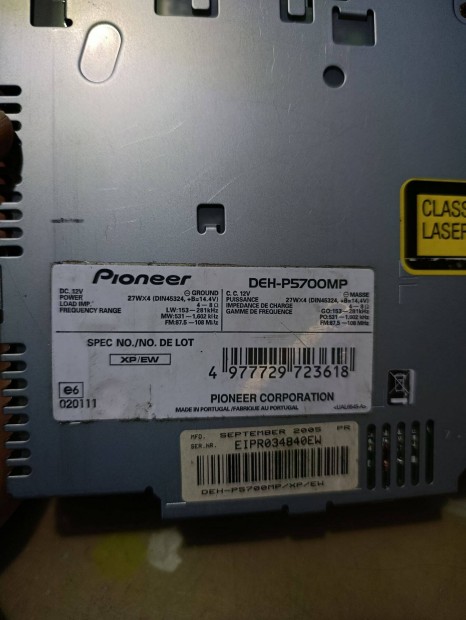 Pioneer autórádió