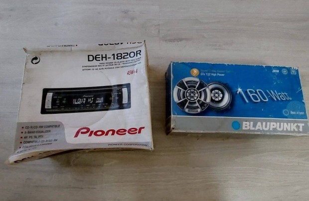 Pioneer autrdi + Blaupunkt hangszr