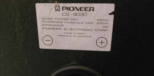 Pioneer cs-9030 hangfalak