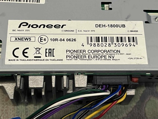 Pioneer fejegys�g , USB .CD R�di� , 4x50W