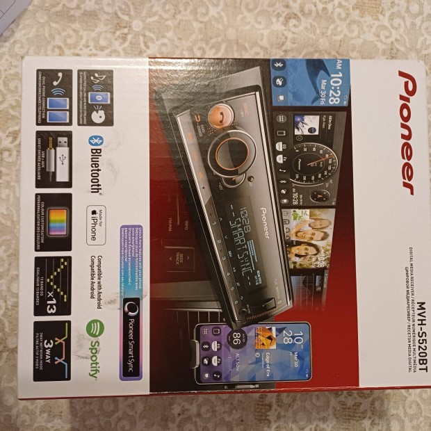 Pioneer mvh-s520bt fejegység eladó