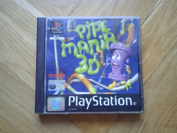 Pipe Mania 3D PS1 Playstation 1 jtk Psx psone pipemania