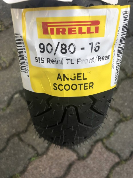 Pirelli Angel Scooter 90/80-16 90/80r16 1db új robogó motorgumi eladó